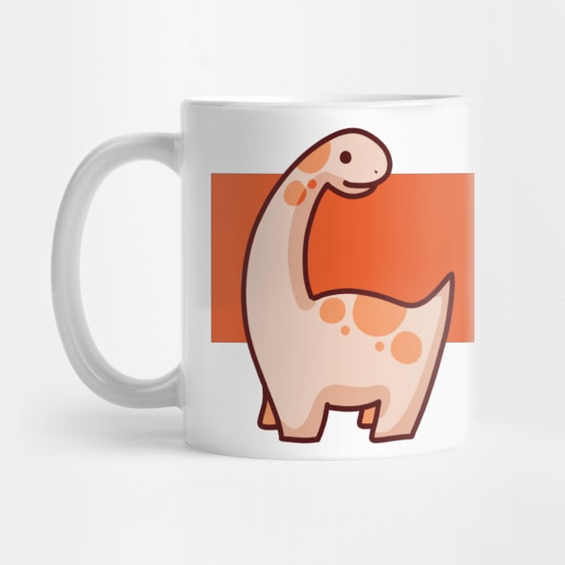 Cute Long Neck Dinosaurus, Brontosaurus, Brachiosaurus by hugadino